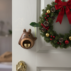 CARTOON WOODEN DOORBELL - SHOPKEEPER BELL FOR DOOR OPENING