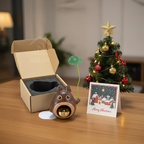 CARTOON WOODEN DOORBELL - SHOPKEEPER BELL FOR DOOR OPENING