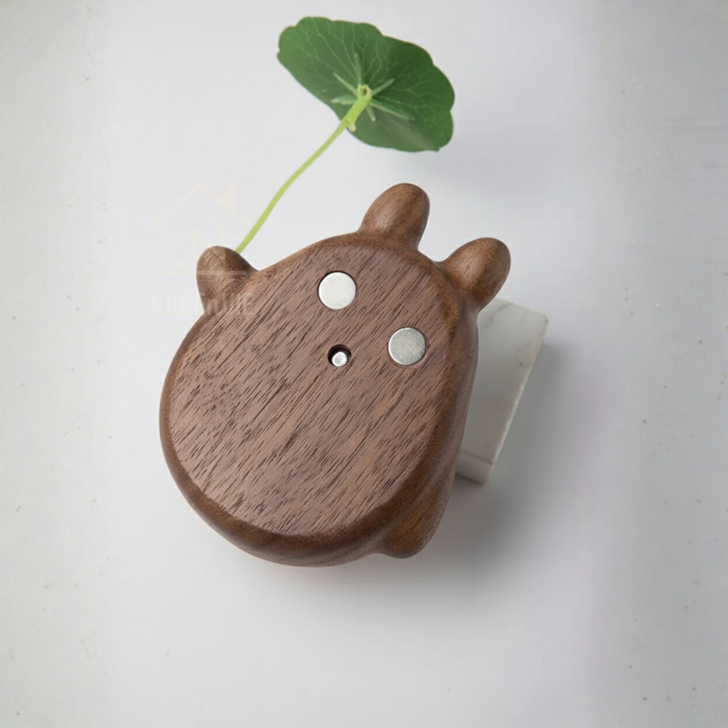 CARTOON WOODEN DOORBELL - SHOPKEEPER BELL FOR DOOR OPENING