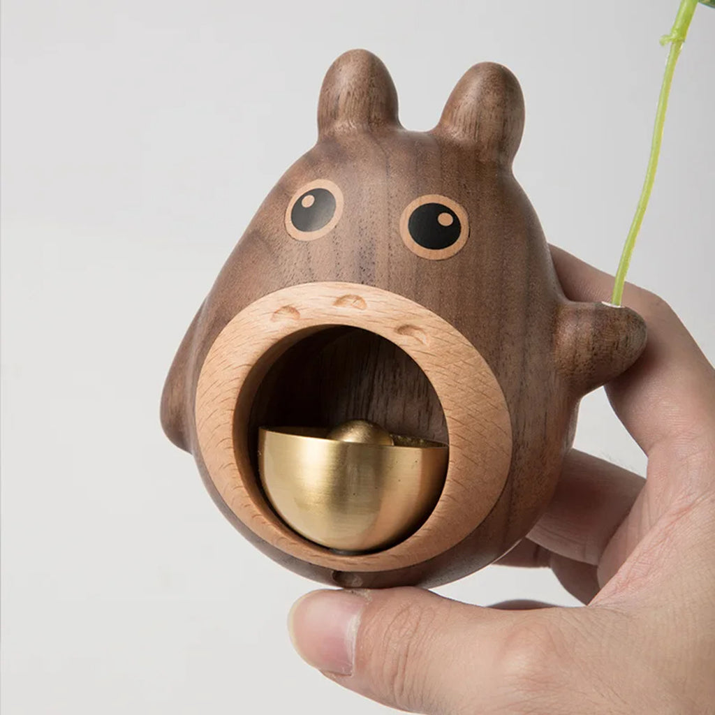CARTOON WOODEN DOORBELL - SHOPKEEPER BELL FOR DOOR OPENING