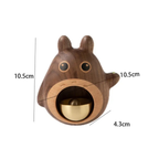 CARTOON WOODEN DOORBELL - SHOPKEEPER BELL FOR DOOR OPENING